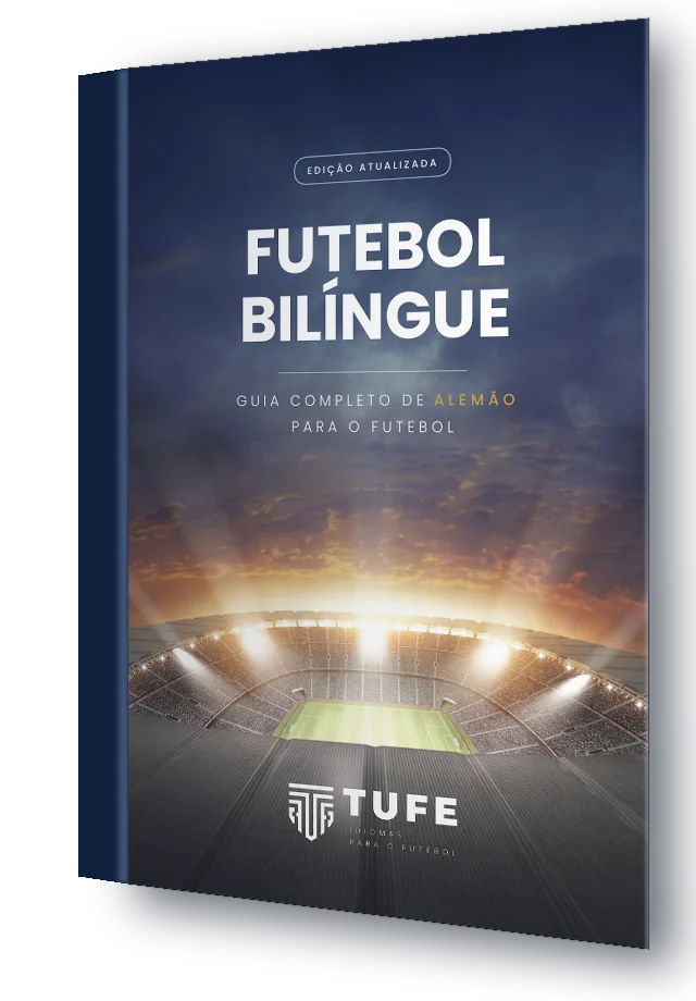 Capa do EBOOK Futebol Bilíngue, guia completo de alemão para o futebol