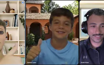 Aula ao vivo da TUFE em videochamada