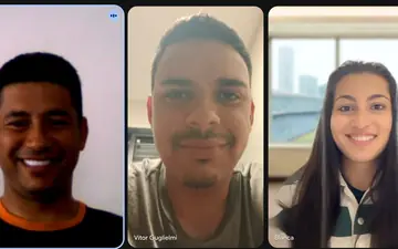 Aula ao vivo da TUFE em videochamada